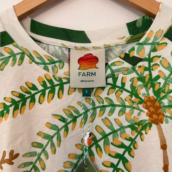FARM Rio Green Tropical Mini Dress - Picture 2 of 13